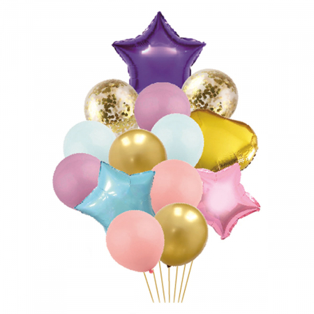 Baloane - Set aranjament 14 baloane din latex 45 cm TZ5144