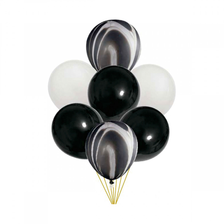 Baloane - Set aranjament 7 baloane latex 30 cm TZ5256