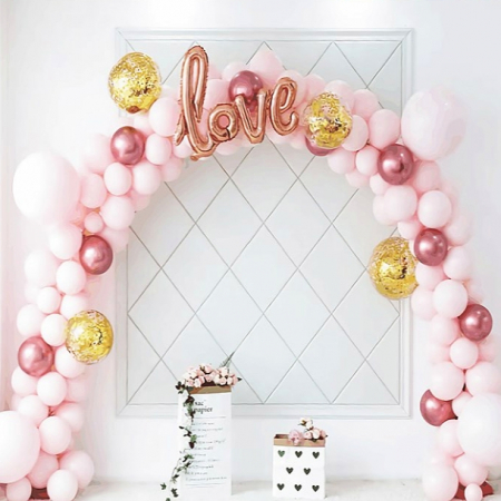Articole party - Set aranjament 180 baloane + accesorii 063446