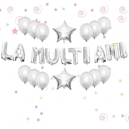 Articole party - Set aranjament 24 baloane + accesorii 063605
