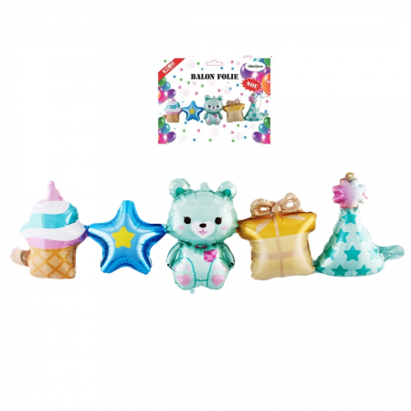 Baloane - Set aranjament 5 baloane din folie 063875