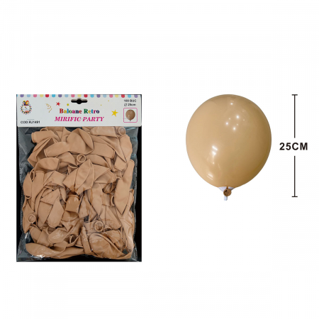 Articole party - Set 100 baloane din latex pentru petrecere 25 cm RJ1491