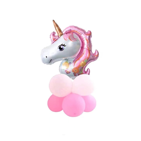 Baloane - Set aranjament 9 baloane Unicorn 45 cm FA0032
