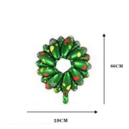 Baloane - Balon cu stativ pentru decor Craciun Bradul de Craciun 73 x 130 cm LY-2439-5