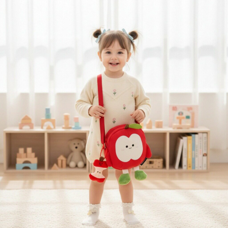 Ghiozdane - Ghiozdan/Gentuta de umar draguta, model fructe ZY-109-1