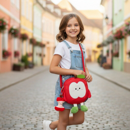 Ghiozdane - Ghiozdan/Gentuta de umar draguta, model fructe ZY-109-1