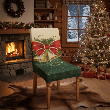 Articole pentru sărbători - Set huse universale pentru scaun, model Craciun 6220-45A