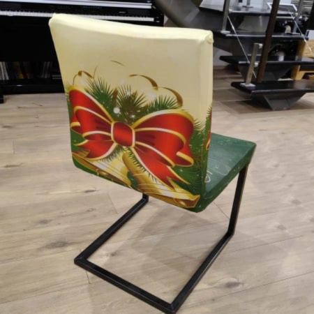 Articole pentru sărbători - Set huse universale pentru scaun, model Craciun 6220-45A