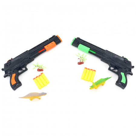 Jucării - Set jucarie pistol si figurina dinozaur PST01