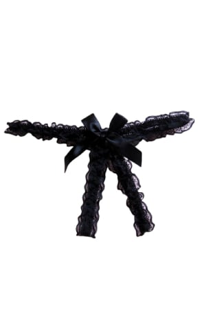 Chiloți sexy - Chiloti tanga cu fundita YML-3044