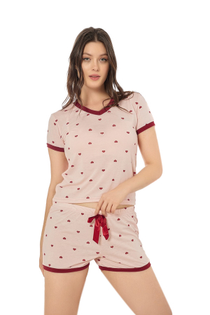 Pijamale - Set pijama din doua piese, tricou si pantaloni scurti 5544