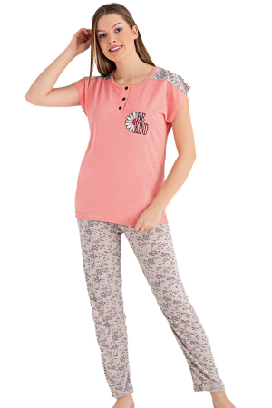 Pijamale - Set pijama din doua piese, tricou si pantaloni lungi 5322