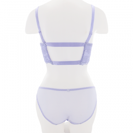 Seturi și Compleuri - Set doua piese lenjerie intima, top si chiloti sexy V1albastru