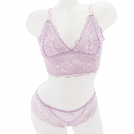 Seturi și Compleuri - Set doua piese lenjerie intima, top si chiloti sexy V1mov