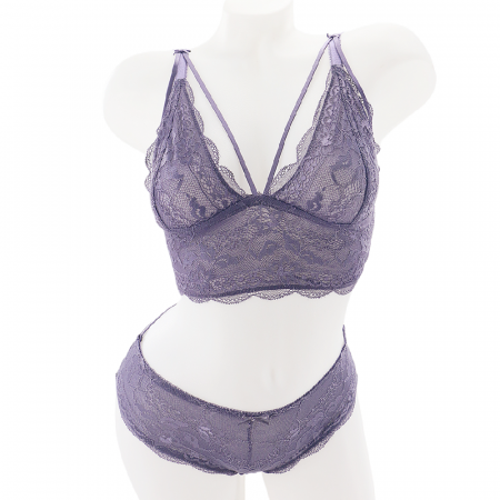 Seturi și Compleuri - Set doua piese lenjerie intima, top si chiloti sexy V2mov