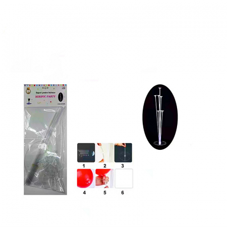 Articole party - Suport pentru baloane din plastic 70 cm QT9296