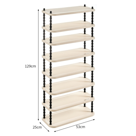 Organizatoare încălțăminte - Suport incaltaminte multifunctional cu 8 rafturi SHYE-6855-8