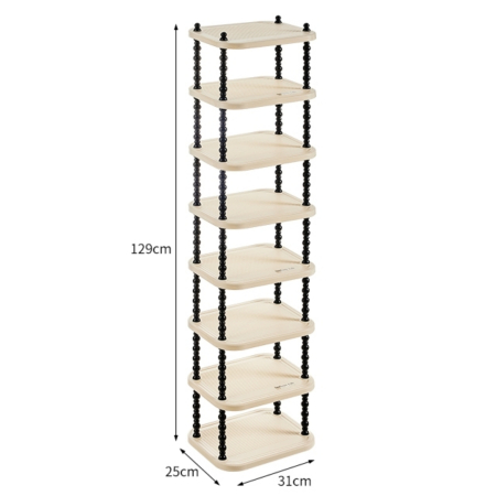 Depozitare și organizare - Suport incaltaminte multifunctional cu 8 rafturi SHYE-6856-8
