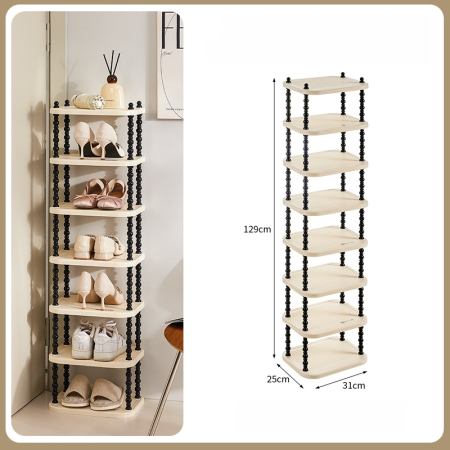 Depozitare și organizare - Suport incaltaminte multifunctional cu 8 rafturi SHYE-6856-8