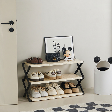 Organizatoare încălțăminte - Suport incaltaminte pliabil multifunctional cu 3 rafturi SHYE-6922-3