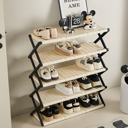 Organizatoare încălțăminte - Suport incaltaminte pliabil multifunctional cu 5 rafturi SHYE-6922-5