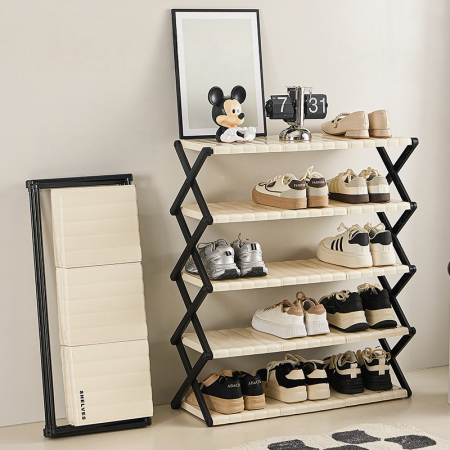 Organizatoare încălțăminte - Suport incaltaminte pliabil multifunctional cu 5 rafturi SHYE-6922-5