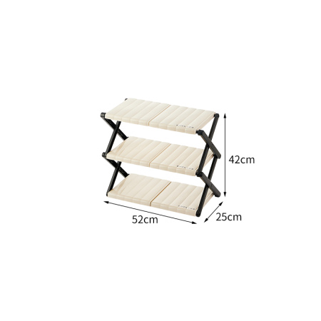 Organizatoare încălțăminte - Suport incaltaminte pliabil multifunctional cu 3 rafturi SHYE-6923-3