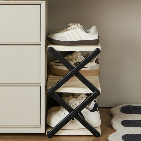 Organizatoare încălțăminte - Suport incaltaminte pliabil multifunctional cu 3 rafturi SHYE-6923-3