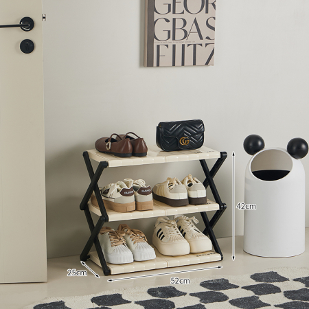 Organizatoare încălțăminte - Suport incaltaminte pliabil multifunctional cu 3 rafturi SHYE-6923-3