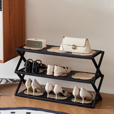 Organizatoare încălțăminte - Suport incaltaminte pliabil multifunctional cu 3 rafturi SHYE-6959-3
