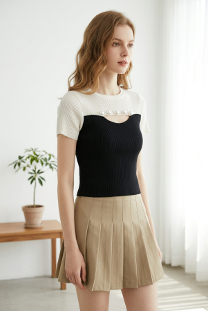 Tricouri și Maiouri - Top din tricot XPX-9066