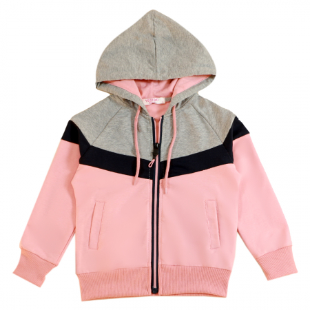 Treninguri - Trening cu gluga 2 piese Y-325roz