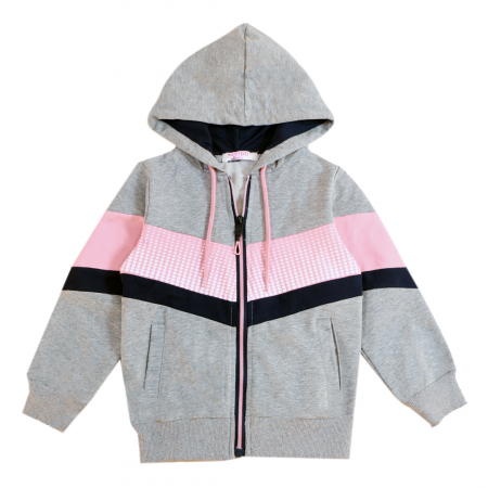 Treninguri - Trening cu gluga 2 piese Y-326gri