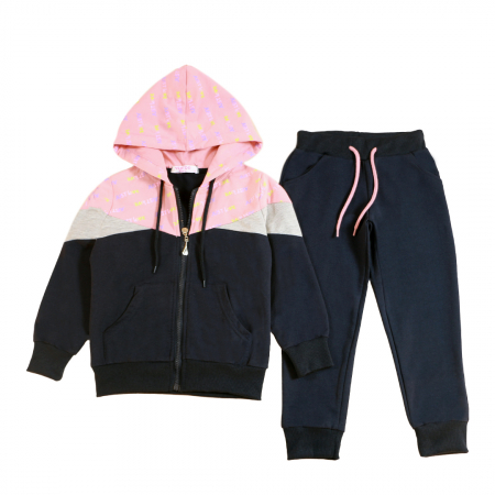 Treninguri - Trening cu gluga 2 piese Y-327roz