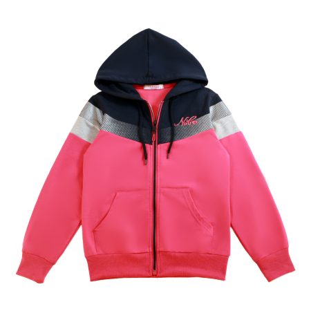 Îmbrăcăminte copii - Trening cu gluga 2 piese Y-332fucsia