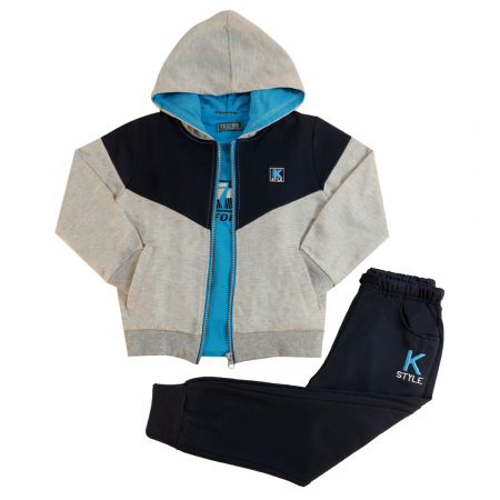Trening cu gluga 3 piese Y-605gri [6]