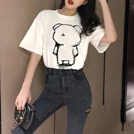 Tricouri și Maiouri - Tricou TRC002alb