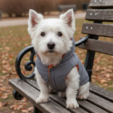 Animale de companie - Vesta calduroasa cu gluga YYP-LL13gri