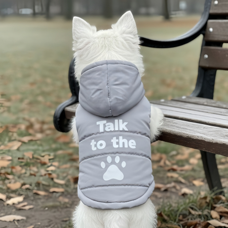 Animale de companie - Vesta calduroasa cu gluga YYP-LL13gri