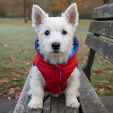 Animale de companie - Vesta calduroasa cu gluga YYP-LL13rosu