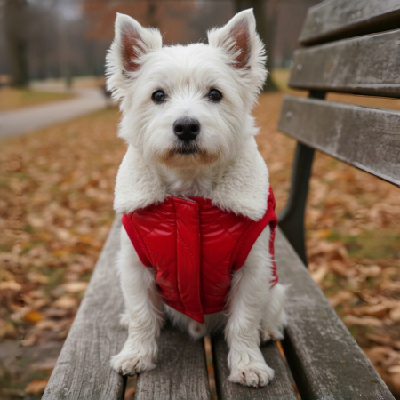Haine - Vesta flausata XINA2110rosu