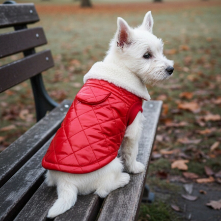 Haine - Vesta flausata XINA2110rosu