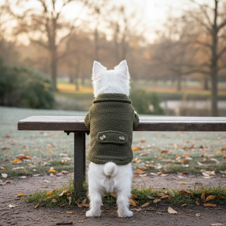 Haine - Vesta flausata XINA2112verde