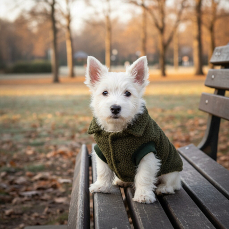 Haine - Vesta flausata XINA2112verde