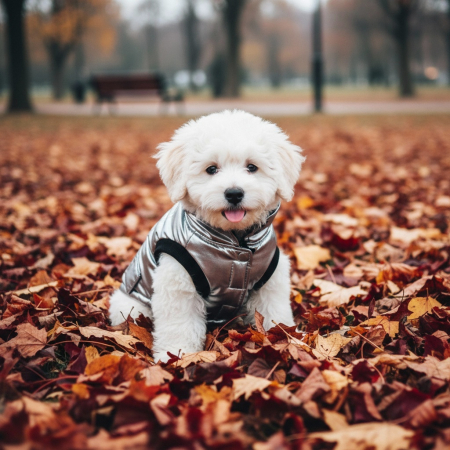 Haine - Vesta flausata XINA2125argintiu