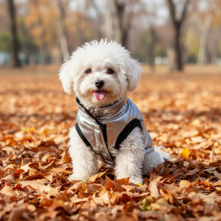 Haine - Vesta flausata XINA2125argintiu