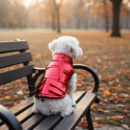 Haine - Vesta flausata XINA2125rosu