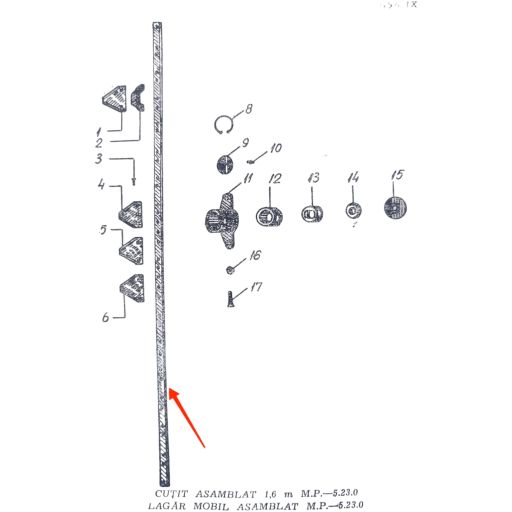 Bara suport cutit Carpatina [2]