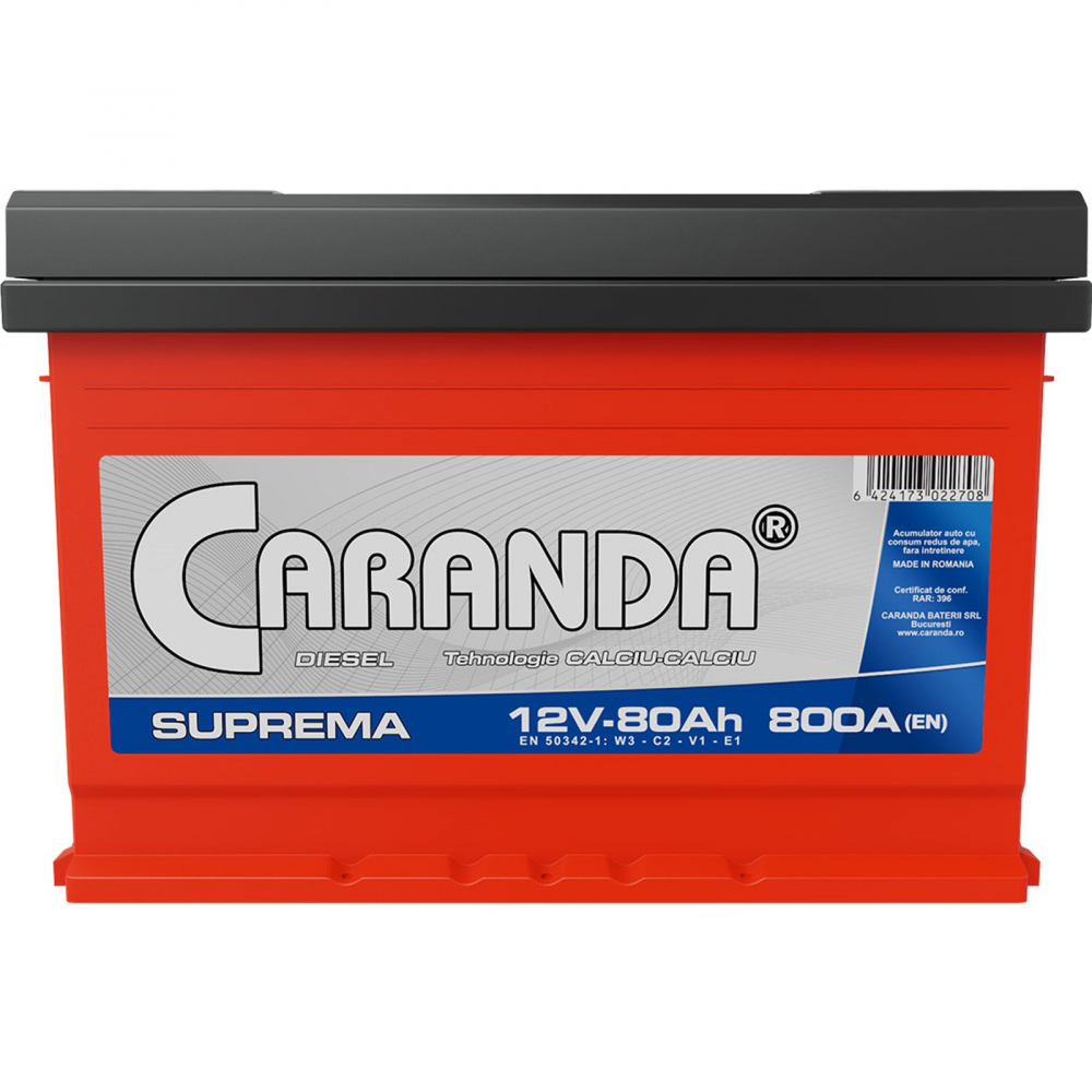 Baterie auto Caranda Suprema 80Ah 800A [2]
