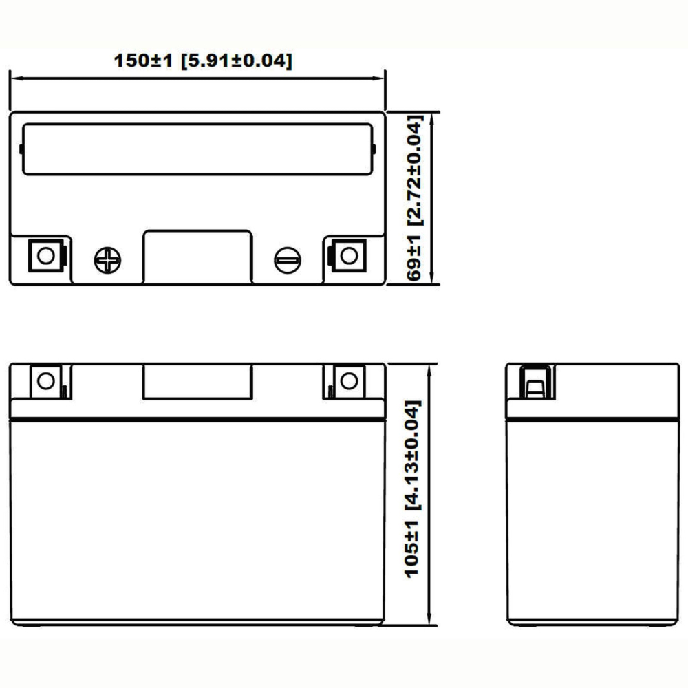 Baterie moto 8 Ah POWEROAD Yucell [3]